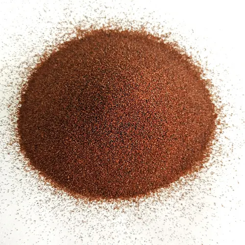 Natürlicher roter Stein granat sand 80 mesh für Aquarien dekoration