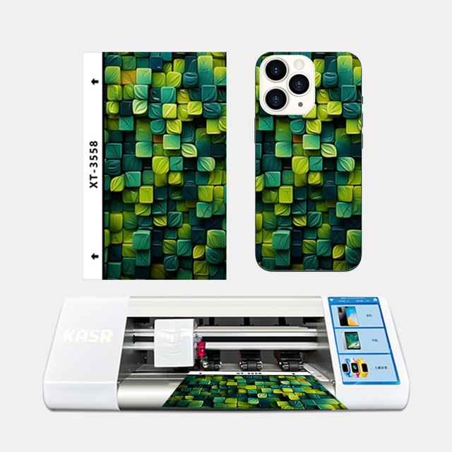 Custom 3D Waterproof Mobile Phone Back Skin Sticker Film for Cutting Machine PVC Wrap for Smartphone Tablet Laptop Protection