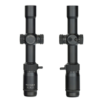 Ohhunt Fabricant OEM 1-7x28 Rouge Illuminé Large Vue Serrure Réinitialiser Optique Compacte Portée Chasse