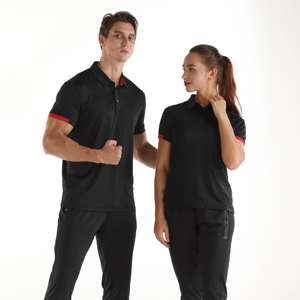 Polo de couleur unie pour hommes Pocket Muscle Sports Polo Shirt Top - Product Image 2