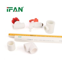 IFAN Solution complète pour raccords de plomberie PPR pour eau froide et chaude : Coude, raccord fileté, adaptateur de raccordement, raccords PPR