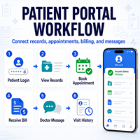 Développement d'applications de portail patient pour les services hospitaliers de confiance, compatible iOS et Android, avec accès aux dossiers médicaux et aux résultats des tests - LionCreate