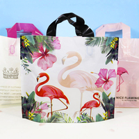 Sac d'épicerie à boucle souple et poignée en plastique, pour épicerie avec poignées souples, prix d'usine, 50 pièces