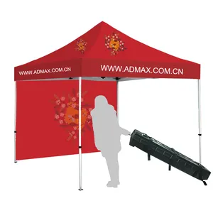 Grosir instan lebih tinggi gazebo-ADMAX Tenda Lipat Baja Instan, 10ft * 10ft Pop Up Gazebo Luar Ruangan Mengiklankan Tenda Kuat untuk Pameran