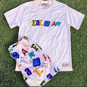 <span class=keywords><strong>ชุด</strong></span>เซ็ตเสื้อแขนสั้นกางเกงขาสั้น 2 ชิ้น DCY 2026 ลายยิ้ม รุ่นใหม่ <span class=keywords><strong>ชุด</strong></span>เซ็ตผู้ชายสองชิ้นแบบสั่งทำ - Product Image 5