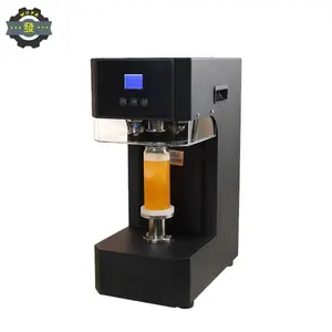 Automatic high quality beer can sealing machine milk tea shop special non-rotating beverage cup sealing machine