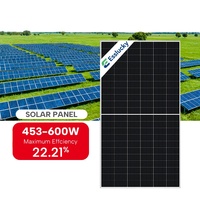 Panneau solaire monocristallin de type N 620W avec cadre en alliage d'aluminium anodisé pour la production d'énergie