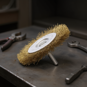 แปรงลวดพร้อมก้านขนาด 50x6 มม. ขนแปรงเหล็กสำหรับขัดโลหะ - Product Image 3