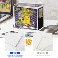 Boîte de protection en acrylique transparente avec aimant puissant pour collection TCG Elite Trainer Box (ETB) – Étui en acrylique avec couvercle magnétique