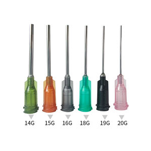 Produsen jarum 1 inci jarum dispenser kunci <span class=keywords><strong>Luer</strong></span> baja plastik jarum dispenser sekali pakai - Product Image 2