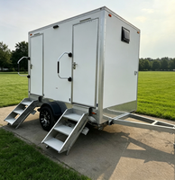 Toilettes mobiles économiques et portables pour camps de personnel temporaires Toilettes mobiles préfabriquées