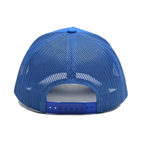 Gorra de Camionero Deportiva de 5 Paneles Personalizada con Logotipo Bordado en 3D, Parte Trasera de Malla Oxford, Tejido Transpirable e Impermeable