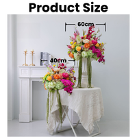 Boule de fleurs artificielles en soie, rose colorée, hautement recommandée, pour la décoration de la maison et des mariages