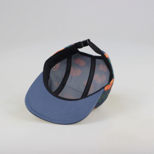 Casquette Snapback à visière plate en polyester imperméable, personnalisable avec logo imprimé par transfert thermique, style sportif, couleur unie, OEM ODM - Product Image 5