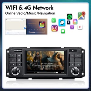STWEI Android 14 CarPlay Auto para <span class=keywords><strong>JEEP</strong></span> Grand Cherokee Liberty Wrangler Chrysler 1998-2007, Radio para Auto, Reproductor Multimedia GPS Navi - Product Image 5
