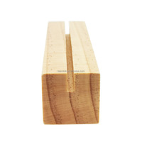 Support de présentation en bois pour comptoir, présentoir de menu en bois, support en bois de pin double face en acrylique, format A4 A5 A6, taille personnalisée