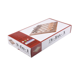 Bộ Trò Chơi Backgammon <span class=keywords><strong>3</strong></span> Trong <span class=keywords><strong>1</strong></span> OEM ODM 29.5*29*2Cm Cờ Thỏ Bằng Gỗ Cờ Thỏ - Product Image 6