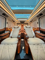 Kit de conversion intérieur de luxe pour Mercedes Vito V-Class W447, 7 places, sièges VIP, canapé-lit pliable, téléviseur au plafond, fabrication OEM