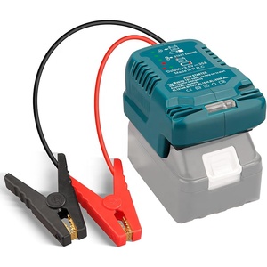 Adaptateur de démarrage pour batterie Makita 18V Li-ion alimenté par câble de démarrage avec pinces de câble de démarrage Chargeur de voiture portable Démarreur de voiture - Product Image 1