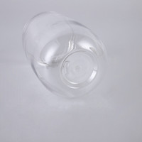 Bouteille de jus de thé au lait en plastique PET en forme de U de 350ml/500ml avec paille pour eau minérale boissons énergétiques café