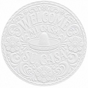 Plaque en métal vintage <span class=keywords><strong>Mi</strong></span> <span class=keywords><strong>Casa</strong></span> Su <span class=keywords><strong>Casa</strong></span>, art mural rustique mexicain pour la maison, la cuisine, le patio, enseigne en métal vintage - Product Image 6