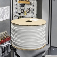 Tuyau de protection de câble en PVC blanc, tube de numérotation de ligne vide, tube de marquage de câble basse tension, tube de codage de fil flexible, fourni par l'usine