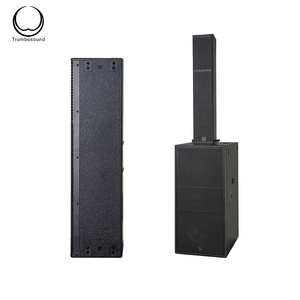 Système de sonorisation pour scène et événements intérieurs Trumbosound Active Subwoofer Column 12 pouces double 600W - Product Image 3