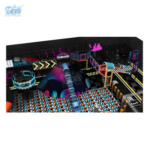 Aire de jeux pour enfants et tout-petits Happy Baby, nouveau design attrayant, parc d'attractions commercial pour enfants, aire de jeux intérieure - Product Image 1