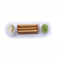 Biscuits individuels à double bâtonnet pour commande en gros OEM, avec crème de yaourt et morceaux de kiwi, emballage individuel, snacks de loisirs