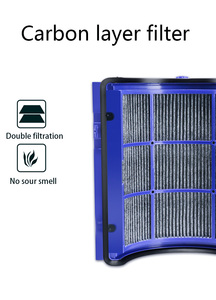Filtre de remplacement HEPA au charbon pour ventilateur humidificateur <span class=keywords><strong>Pure</strong></span> <span class=keywords><strong>Cool</strong></span> <span class=keywords><strong>Hot</strong></span>, compatible avec les purificateurs <span class=keywords><strong>d</strong></span>'<span class=keywords><strong>air</strong></span> <span class=keywords><strong>Dyson</strong></span> PH01 TP06 HP06 - Product Image 4