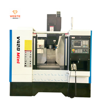 Centre d'usinage vertical CNC VMC420 léger et haute vitesse, système GSK