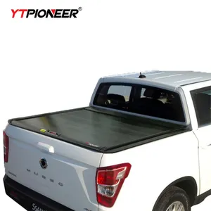 YTPIONEER Alumínio Rígido Retrátil Manual Pickup Tampa de Cama Do Caminhão Tampa Do Tonneau Para Ssangyong Musso