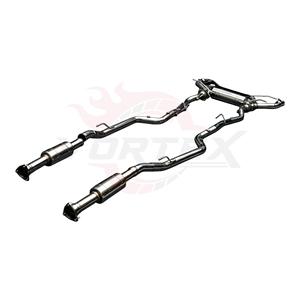 Échappement arrière à soupapes en acier inoxydable VoVortex pour Aston Martin DB9 5.9L 6.0L V12 avec double sorties de pot d'échappement polies, kit sonore - Product Image 4