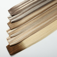 Extensions de cheveux vierges Invisible Genius Weft Balayage Ombré Double Drawn Remy 100% Cheveux Vietnamiens Direct Usine
