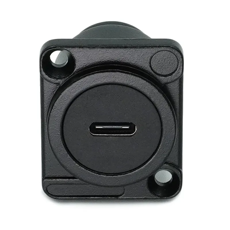 USB C Panel montaj kuplör, USB 3.1 tip C dişi ses Video ağı endüstriyel için geçiş dönüştürücü adaptörü