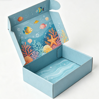 Boîte cadeau noire luxueuse pliable personnalisée, boîte en papier pour cadeau, boîte en papier épais recyclable, emballage personnalisé avec logo, boîte d'expédition de marque