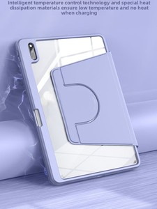 โหมดสลีปอัตโนมัติสำหรับซัมซุงสำหรับกาแล็กซี่แท็บ <span class=keywords><strong>A7</strong></span> 10.4 นิ้ว สายรัดอะคริลิคแบบหมุนได้พร้อมช่องใส่ปากกา เคสป้องกันแท็บเล็ต - Product Image 4