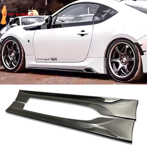 Kit de carrocería de coche Carworld para 2017-2019 <span class=keywords><strong>Toyota</strong></span> GT86 TRD estilo labio delantero labio trasero faldas laterales <span class=keywords><strong>GT</strong></span> 86 BRZ Kit de coche ABS plástico sin color - Product Image 2