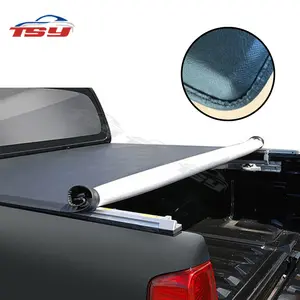 PVC Material Premium Strong Lock With Logo Soft Roll up TONNEAU COVER BED COVER FOR F150