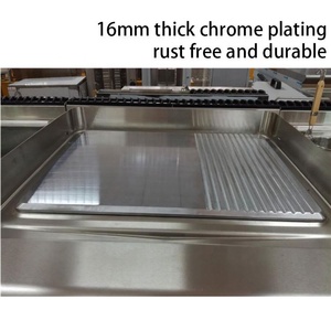 Vỉ Nướng Thương Mại Điện Mịn + Sắt Gân 220V Chất Lượng Tốt - Product Image 5