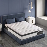Matelas d'hôtel hypoallergénique abordable-Mousse à mémoire de forme et ressort de poche hybride pour une durabilité maximale emballage sous vide en rouleaux