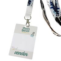 Großhandel PVC-Ausweiskarten, Ausstellerkarten, Event-Ausweise, VIP-Laminatkarten mit individuellem Schlüsselband