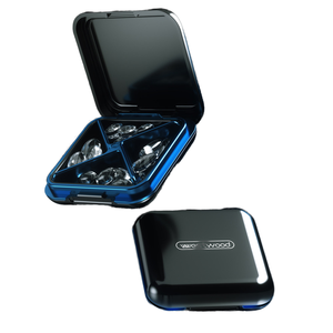 JUXINDA Boîte à pilules portable en plastique, petite et mini, pour la distribution de médicaments sur 7 jours, utilisation en extérieur, boîte à médicaments personnelle - Product Image 1