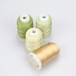 XuQian, venta al por mayor, 140 yardas, cordón de seda blanco Natural 100% <span class=keywords><strong>para</strong></span> hacer joyería, Material - Product Image 3