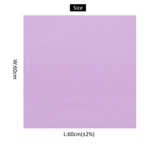 กระดาษห่อดอกไม้กันน้ำ 100% ขนาด 58*58 ซม. ลายดอกไม้ สไตล์เกาหลี 2 สี สองด้าน - Product Image 4