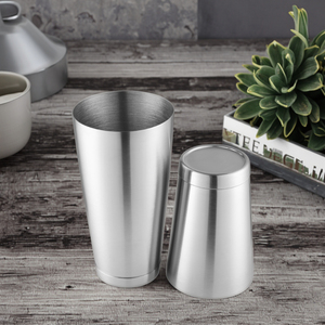 Ensemble de shakers à cocktails en acier inoxydable brossé 304, shakers Boston lestés pour barman, 18 et 28 <span class=keywords><strong>oz</strong></span>, style <span class=keywords><strong>bar</strong></span> - Product Image 6