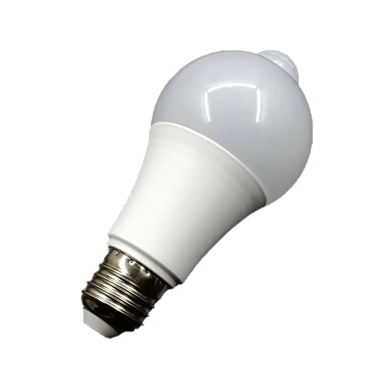Bir yıl garanti enerji tasarrufu 5/7/9/12 WPIR adı verilen sensörü LED ampul 30000 saat ömrü e27 akıllı insan kızılötesi LED lamba