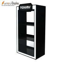 Présentoir Sunyu Vente en gros Design gratuit Présentoir personnalisé en plexiglas pour magasin de fumée Comptoir en acrylique Lumière LED RVB Présentoir à cigarettes