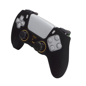 Funda de piel de repuesto de silicona de goma con estampado de agua tachonado antideslizante para controlador <span class=keywords><strong>PS5</strong></span> - Product Image 6