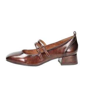 Ballerine da Donna Tamaris 1-22318-43 in Pelle Marrone Stile Mary Jane - Product Image 1